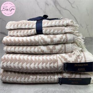 Pendleton 6 Piece Sundown Cement Bath Towels Set